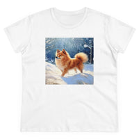 Finnish Spitz - Women's Midweight Cotton Tee