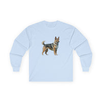 Swedish Vallhund  - Unisex Classic Cotton Long Sleeve Tee