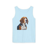 American English Coonhound Unisex Relaxed Fit Ringspun Cotton Tank Top