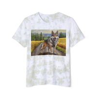 Czechoslovakian Vlciak Wolfdog Classic  FWD Fashion Tie-Dyed T-Shirt