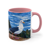 Bodega Bay Seagull #1 - Accent Coffee Mug, 11oz