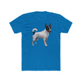 Japanese Terrier - Dog Lover Men's Fitted Cotton Crew Tee