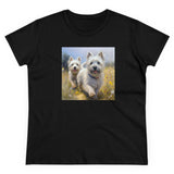 Cairn Terriers  -  Women's Midweight Cotton Tee