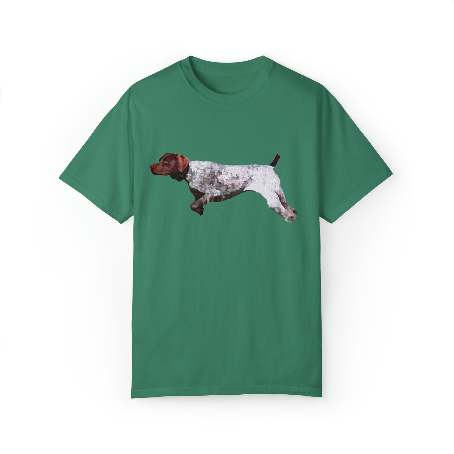German Shorthair Pointer 'On Point' Unisex Relaxed Fit Garment-Dyed T-shirt
