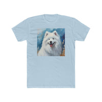 Samoyed Men's Fitted Cotton Crew Tee