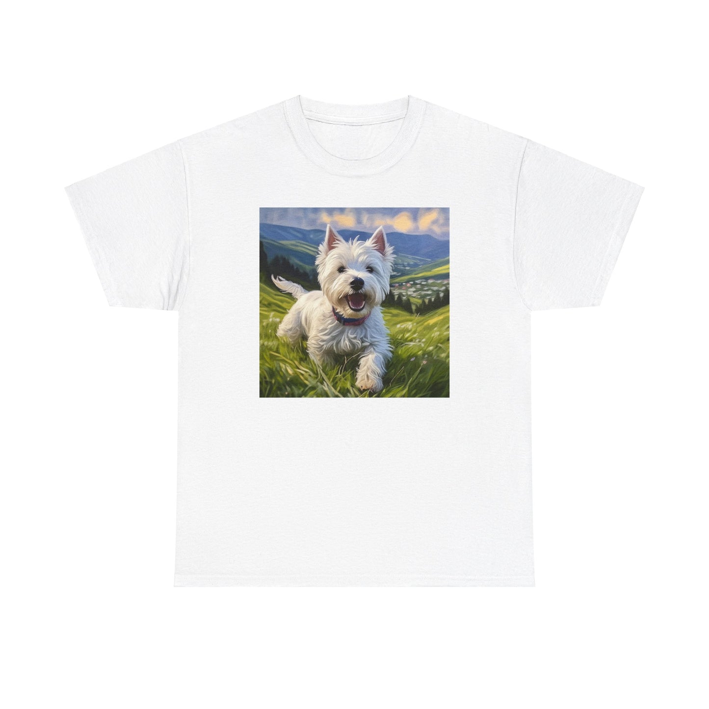 "Westie Dreamy Tribute Unisex Heavy Cotton Tee"