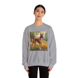 Azawakh 'Tuareg Sloughi' Unisex 50/50 Crewneck Sweatshirt