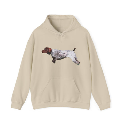 German Shorthaired Pointer 'On Point' Unisex 50/50 Hooded Sweatshirt