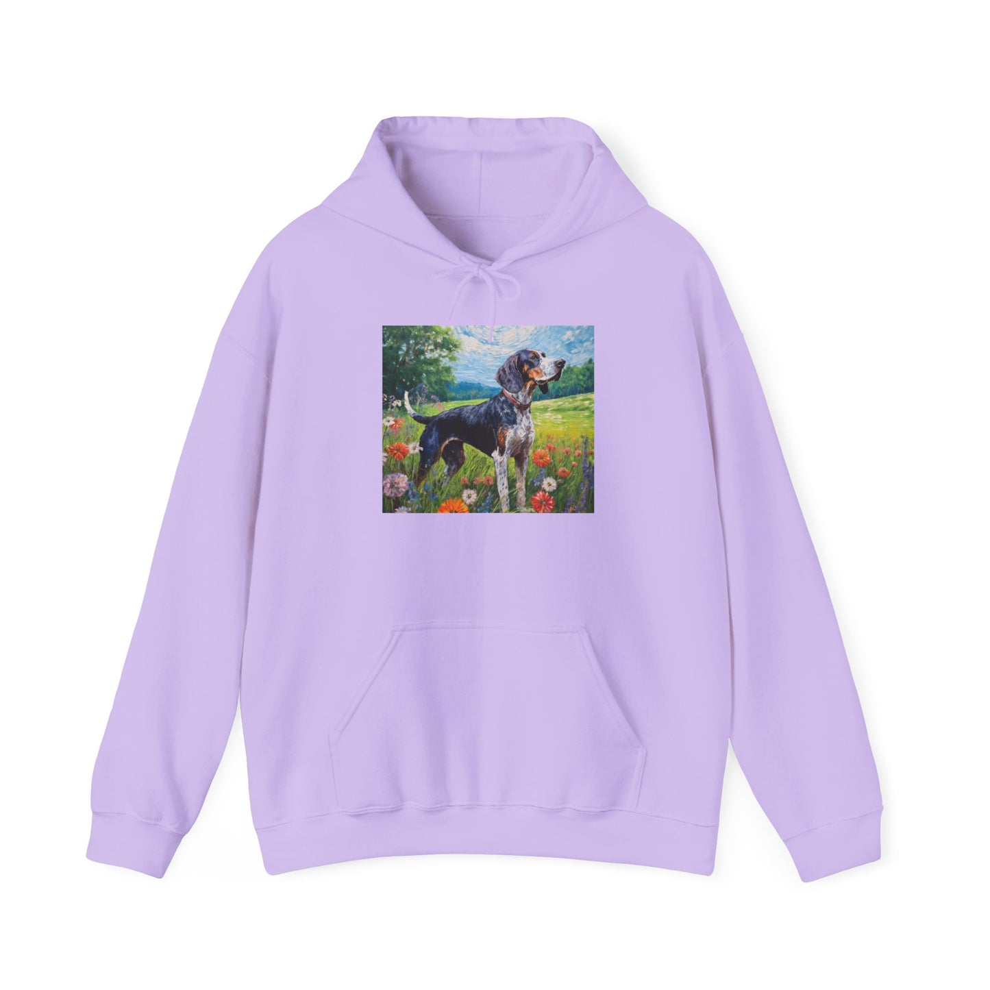Bluetick Coonhound Unisex 50/50 Hooded Sweatshirt