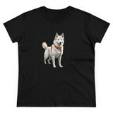 Yakutian Laika  Women's Midweight Cotton Tee