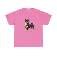 Black & Tan Shiba Inu  -  Unisex Heavy Cotton Tee