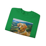 Golden Retriever Unisex 50/50 Crewneck Sweatshirt