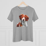 Brittany Spaniel 'Gunner' Women's Relaxed Fit Cotton Tee