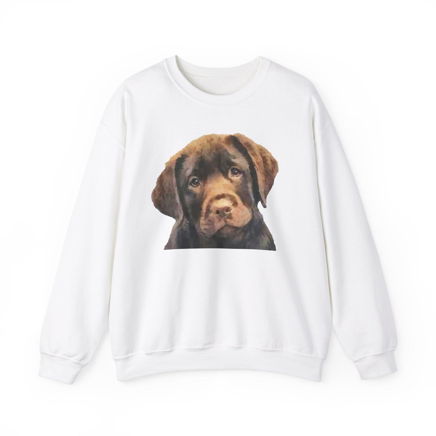 Chocolate Labrador Retriever Puppy Unisex Crewneck Sweatshirt