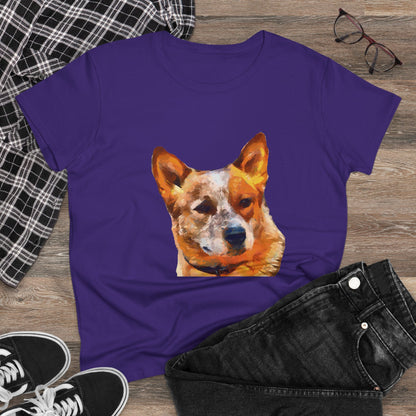 Red Heeler - Australian Cattle Dog Women's Midweight Cotton Tee