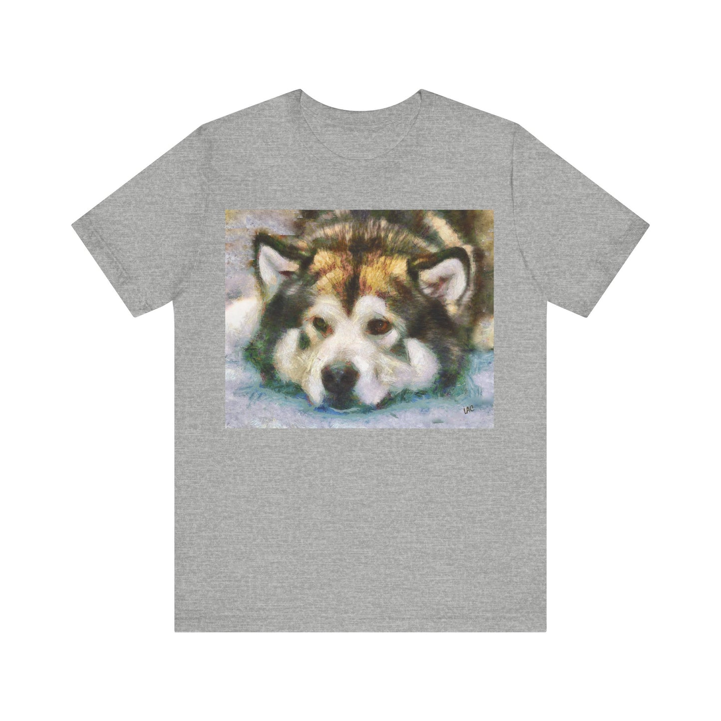 Alaskan Malamute 'Eyak; Unisex Jersey Short Sleeve Tee