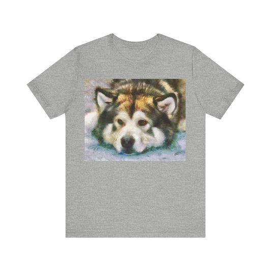 Alaskan Malamute 'Eyak; Unisex Jersey Short Sleeve Tee