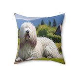 Komondor Spun Polyester Throw Pillow