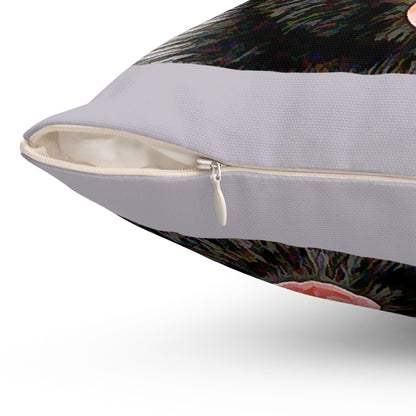 Schipperke Spun Polyester Throw Pillow