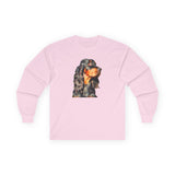 Gordon Setter "Angus" Unisex Cotton Long Sleeve Tee