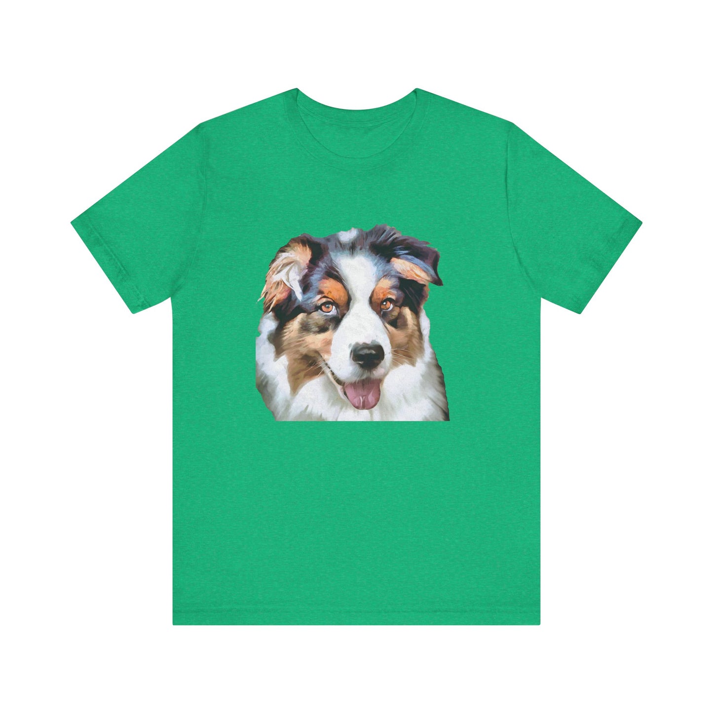 Australian Shepherd - Blue Merle Unisex Jersey Short Sleeve Tee