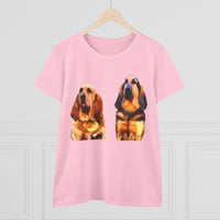 Bloodhounds 'Bear & Bubba' Women's Midweight Cotton Tee