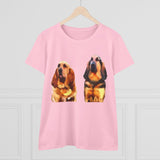 Bloodhounds 'Bear & Bubba' Women's Midweight Cotton Tee