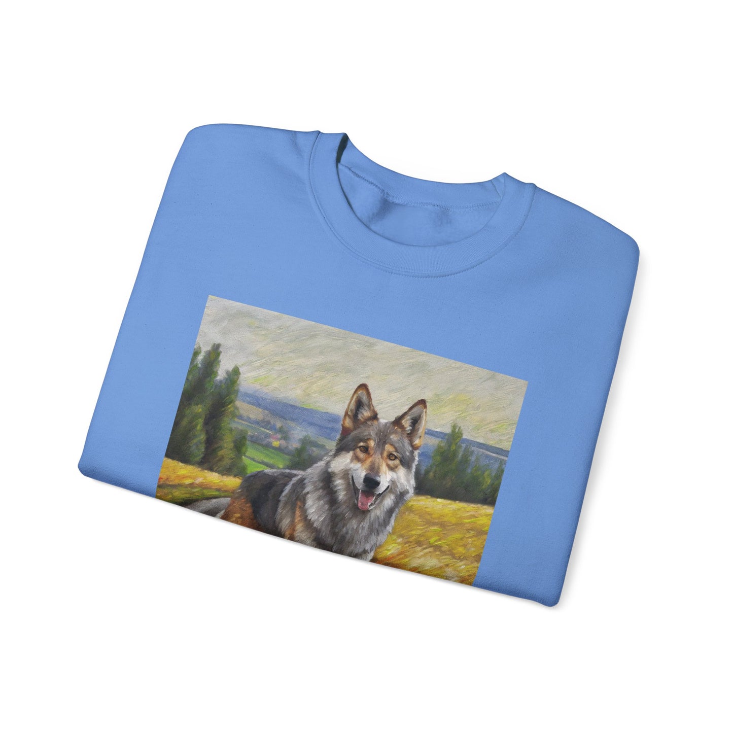 Czechoslovakian Vlcak -Unisex 50/50 Crewneck Sweatshirt