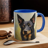 Australian Kelpie 11oz Ceramic Accent Mug