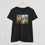Old English Sheepdog Women's Midweight Cotton Tee