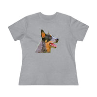 Blue Heeler - Australian Cattle Dog 'Percy' Women's Relaxed Fit Cotton Tee