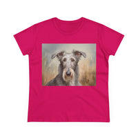 Scottish Deerhound Women’s Midweight Cotton Tee