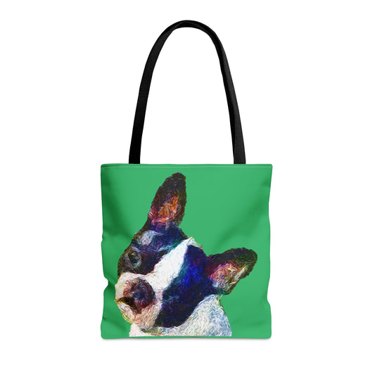 Boston Terrier "Skipper" Tote Bag