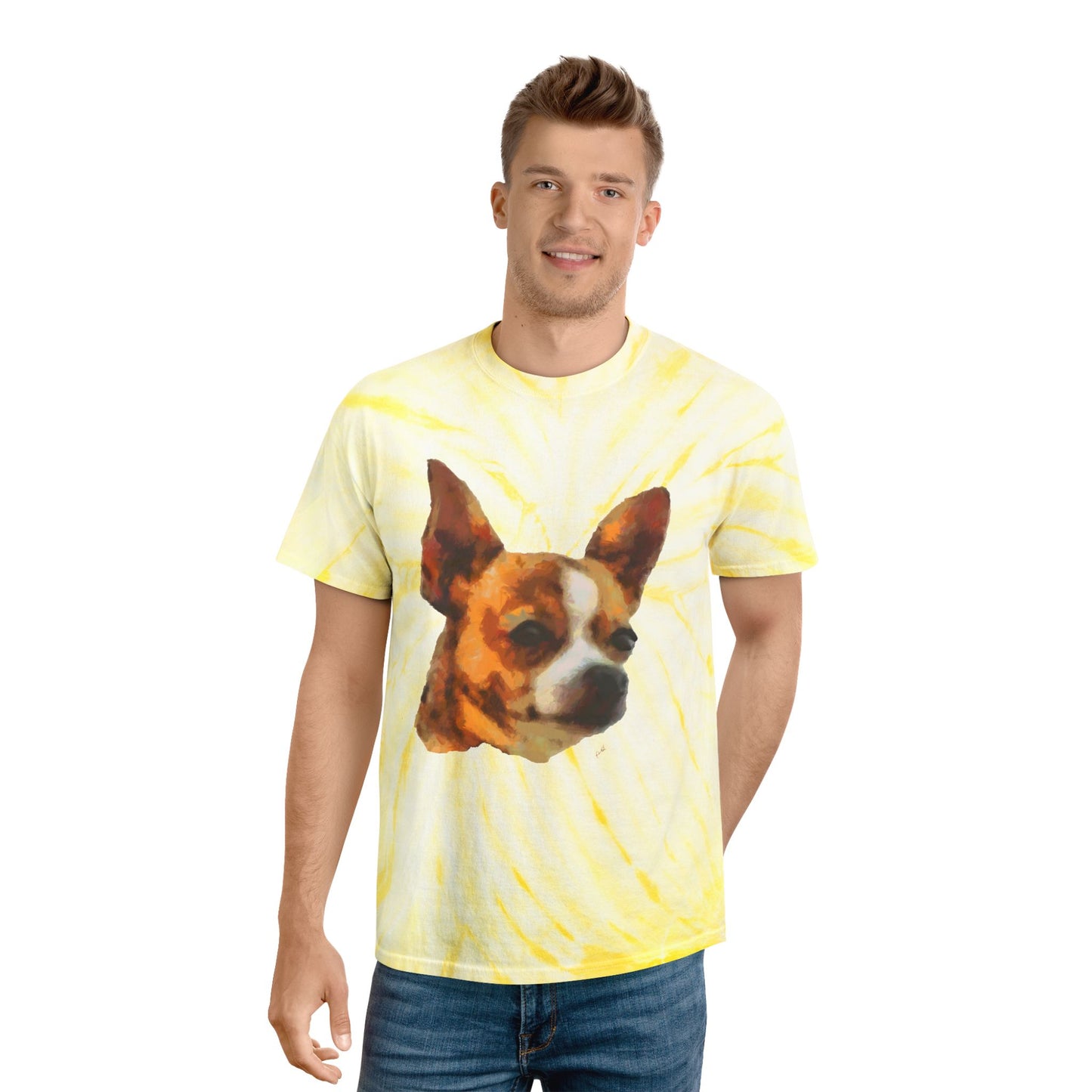 Chihuahua 'Paco' Tie-Dye Tee, Cyclone