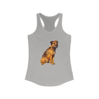 Border Terrier 'Andrew' Women's Racerback Tank