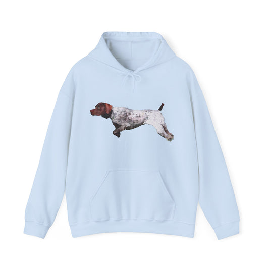 German Shorthaired Pointer 'On Point' Unisex 50/50 Hooded Sweatshirt