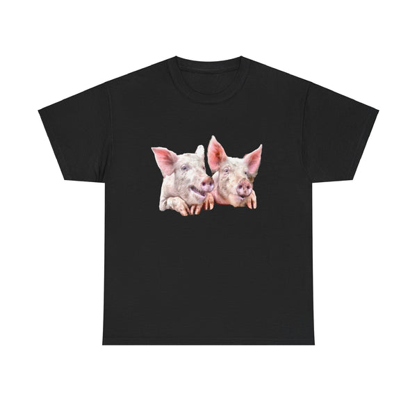 Pigs - 'A Jowly Good Time' Unisex Heavy Cotton Tee
