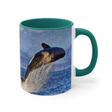 Whale - 'Leviathan' Accent Coffee Mug, 11oz