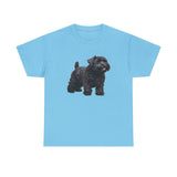 Black Russian Terrier  -  Unisex Heavy Cotton Tee