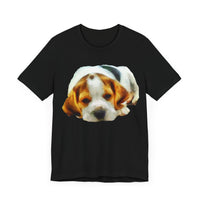 English Foxhound 'Sasha' Unisex Jersey Short Sleeve Tee