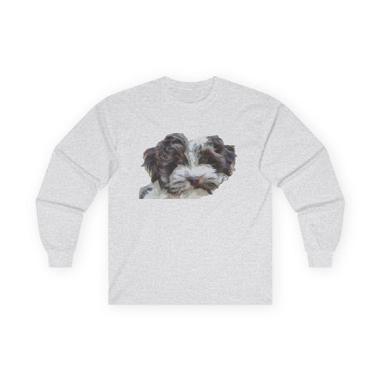 Havanese 'Fideo' Unisex Cotton Long Sleeve Tee