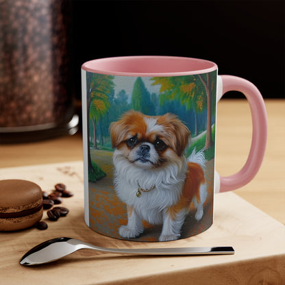 Pekingese Puppy 11oz Ceramic Accent Mug