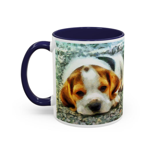 English Foxhound 'Sacha' Accent Coffee Mug