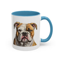 American Bulldog 11oz Ceramic Accent Mug