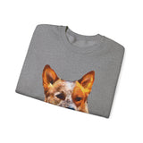 Red Heeler - Australian Cattle Dog - Unisex 50/50 Crewneck Sweatshirt