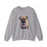 Pug - Unisex 50/50 Crewneck Sweatshirt