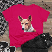 Basenji Women's Midweight Cotton Tee