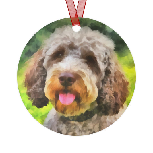Charming Lagotto Romagnolo Metal Ornaments