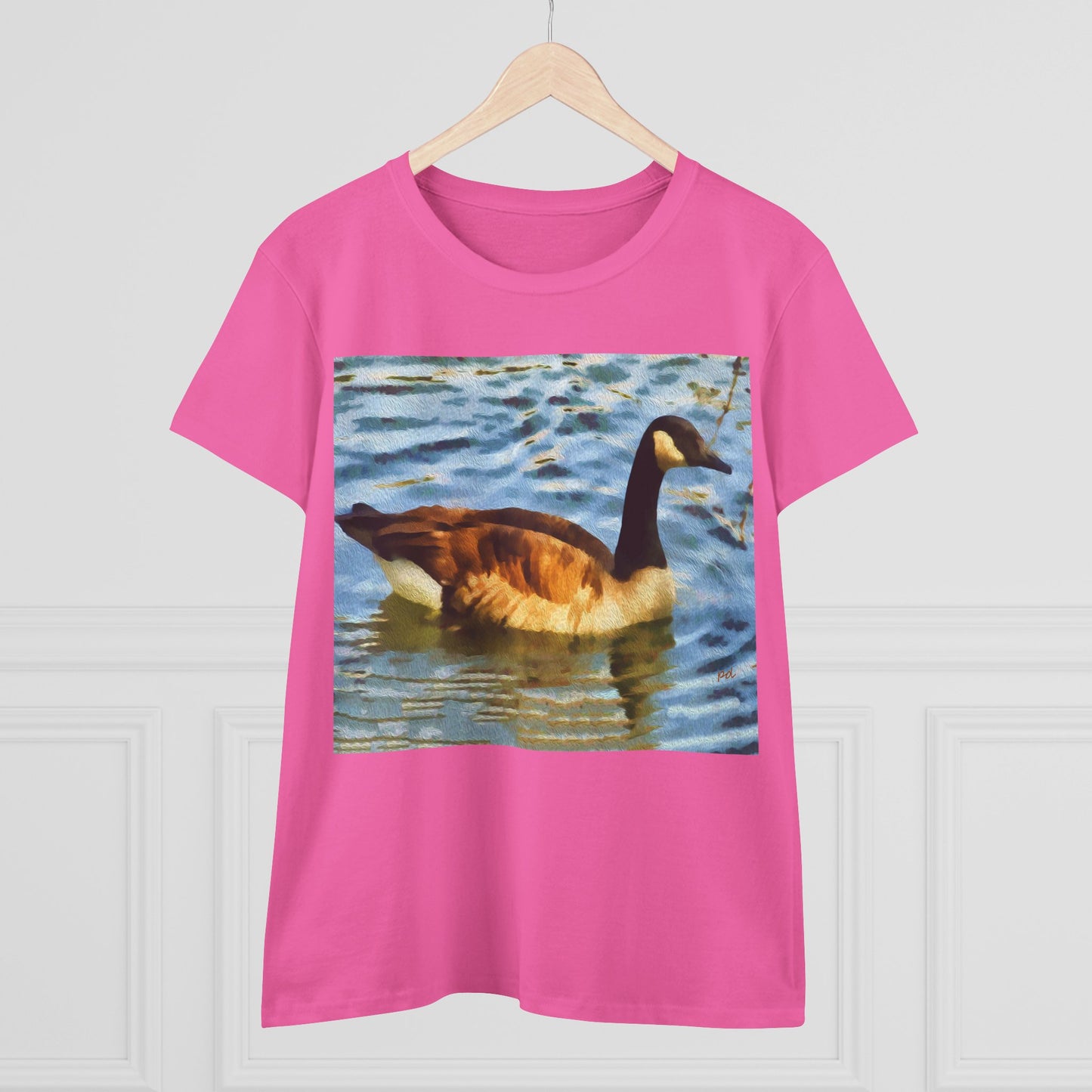 Canadian Geese Women's Midweight Cotton Tee