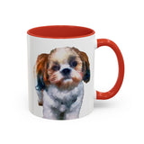 Shih-tzu Accent Ceramic Coffee Mug, 2 sizes